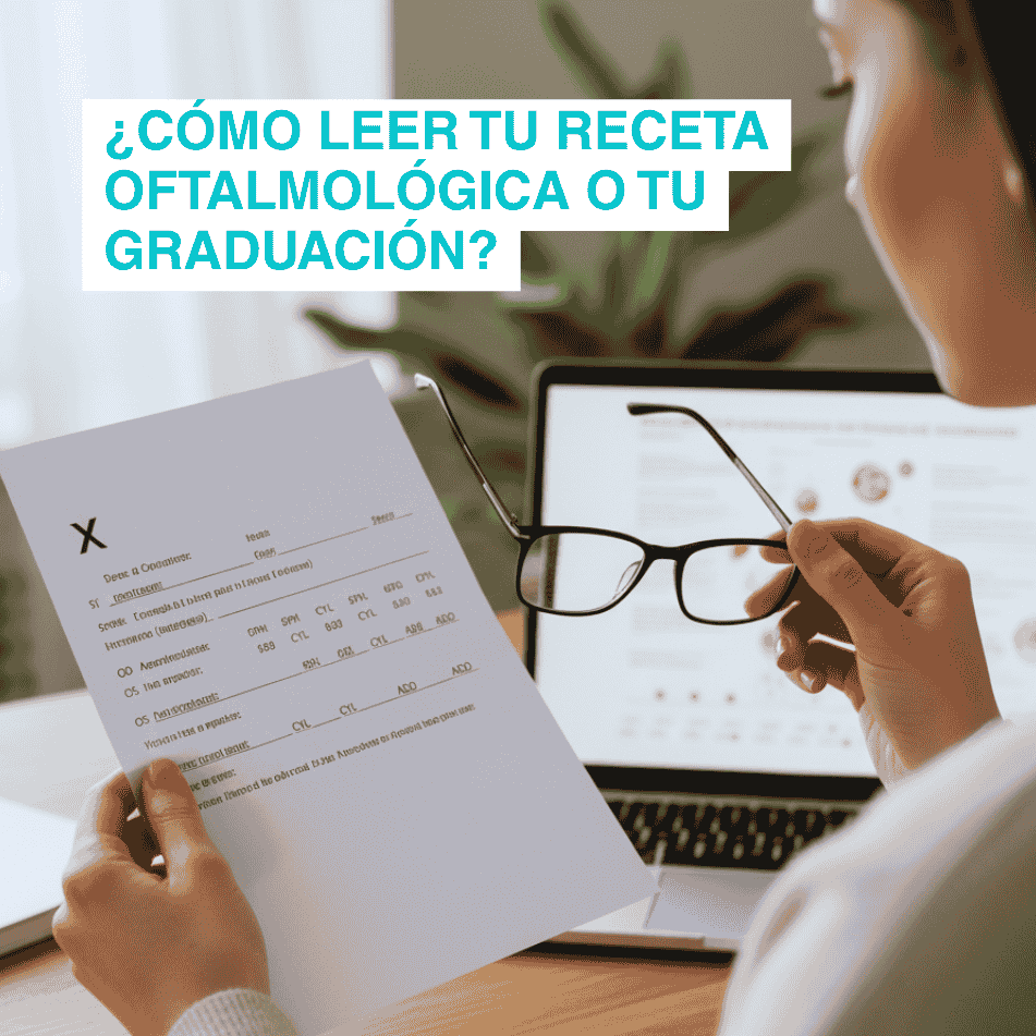 ¿Cómo leer tu receta oftalmológica o tu graduación?